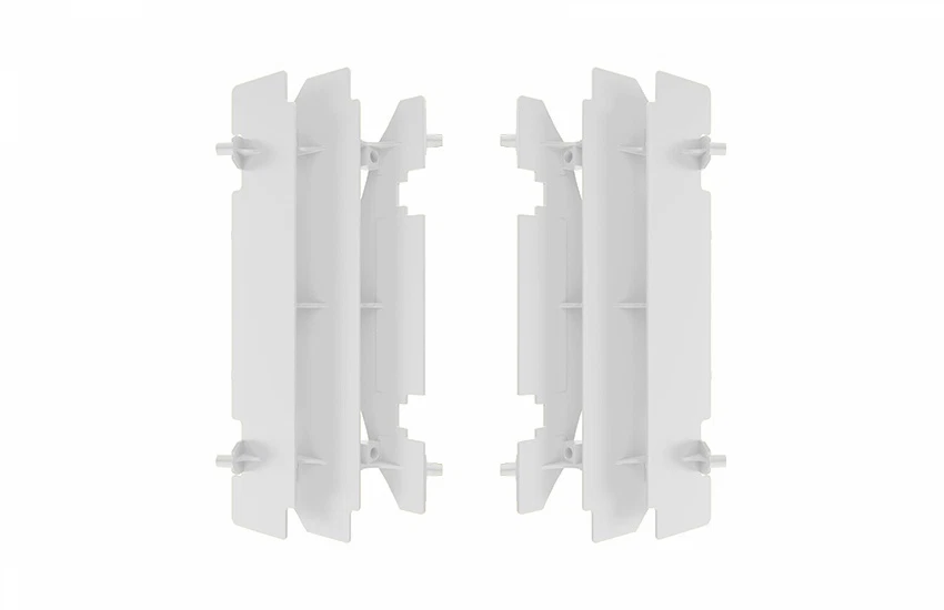 Paracolpi Radiatore Suzuki RM 125 2001 - 2008 Bianco Polisport Motocross