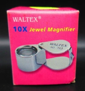 Waltex Jewel Magnifier, 10 x Magnification - Picture 1 of 4