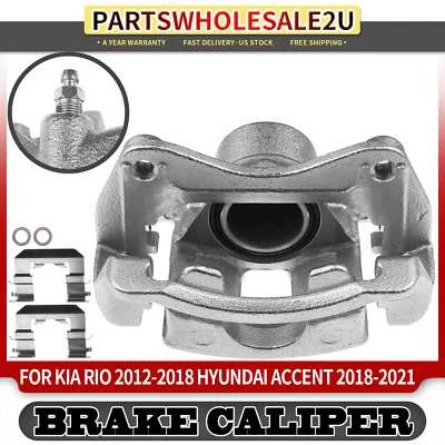 Pinza de freno de disco delantera izquierda con soporte para Hyundai Accent 18-22 Kia Rio 12-22 Foto 1 de 4