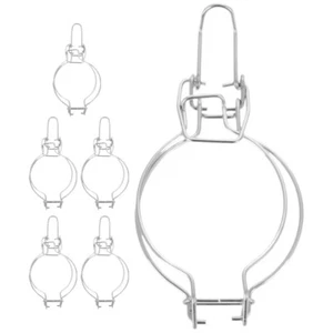 6 Pcs Sealing Can Buckle Ball Jar Wire Holders Hanging Hanger Rack - Picture 1 of 12