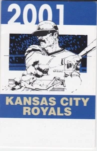 2001 KANSAS CITY ROYALS BASEBALL POCKET SCHEDULE - AMERICAN FAMILY INSURANCE - Picture 1 of 1