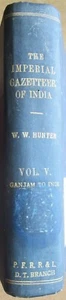 The Imperial Gazetteer of India Vol V 1885 with map by W.W. Hunter HC 511 pages - Picture 1 of 2