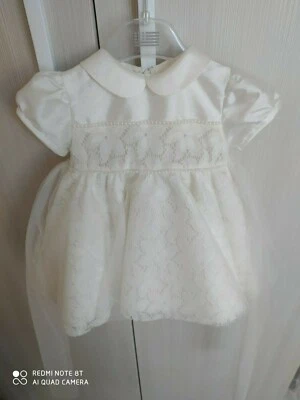 Abito-vestito per bambina per cerimonia e battesimo - Immagine 1 di 4