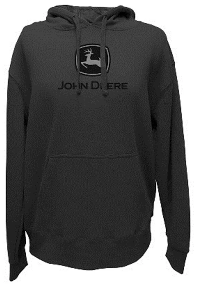 NUEVA Sudadera con Capucha John Deere Gris Carbón Logotipo Marca S M L XL 2X 3X Foto 1 de 1