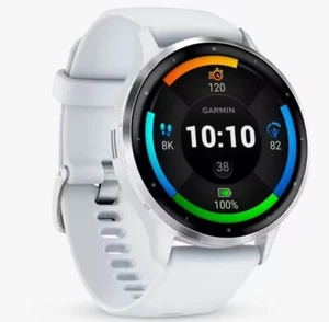 Garmin Smartwatch Venu 3 GPS 45mm Bluetooth Whitestone - Picture 1 of 4
