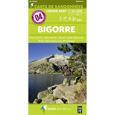 Pyrenees Map: 04 Bigorre Rando Editions France walking hiking