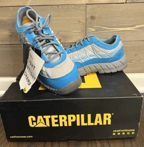 NEW Women's CAT Connexion ST Work Shoes Size 7.5 Steel Toe Slip Resistant - Picture 1 of 11