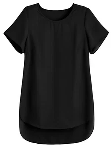 Simply Be Short Sleeve Dipped Hem Top, Plus Sizes 20-22, BNWOT, ATN23 - Picture 1 of 11
