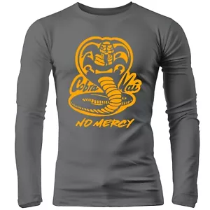 Cobra Kai Karate Kid No Mercy Brazilian jiu-jitsu Adult Long Sleeve Rash Guard - Picture 1 of 7