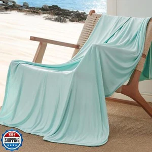 Bedsure Green Kühldecke Twin XL für Warmschläfer - Sommer Kältedecke w - Bild 1 von 5