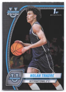 2024-25 Bowman University Chrome 1st Bowman Nolan Tradre - Picture 1 of 2