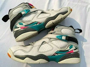 Nike Air Jordan 8 Retro South Beach Style # 305368-113 Size 6 - Picture 1 of 7