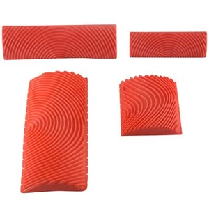 4PCS Wood Graining Tool Set Rubber Wood Graining Pattern Wall Paint1240 - Bild 1 von 9