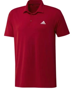 Adidas Men's Ultimate365 Solid Polo - Team Maroon - Picture 1 of 4