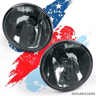 Luz antiniebla parachoques ahumada con 2 bombillas apta para 07-14 Tahoe Avalanche Yukon Suburban Foto 1 de 4