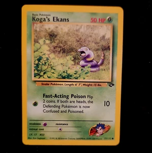 Pokémon TCG Koga's Ekans Gym Challenge 77/132 Regular Unlimited Common - Picture 1 of 5