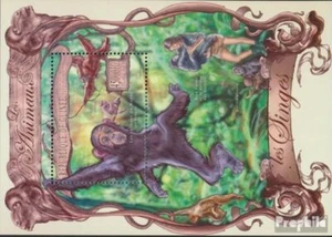Guinea bloque 2240 (completa. edición) nuevo con goma original 2013 monos - Imagen 1 de 1