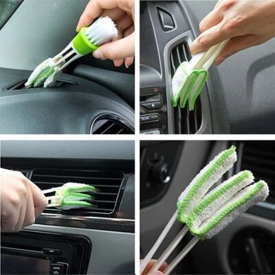 2x Car Air Vent Cleaning Brush Interior Multifunction Auto Detailing Care Tool - Image 1 of 4