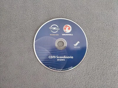 CD Navigation OPEL CD70 NAVI DENMARK SWEDEN NORWAY FINLAND 2014/2015 - Bild 1 von 2