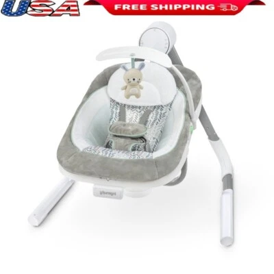 Columpio de bebé portátil vibrante asiento infantil 3 direcciones 180 rotación barra de juguete nuevo Foto 1 de 4
