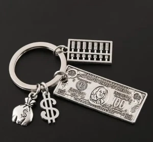 Schlüsselanhänger Dollar Cash Abakus Geld - Bild 1 von 4