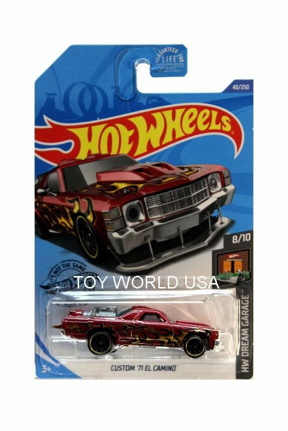 2020 Hot Wheels #40 HW Dream Garage Custom '71 El Camino red - Image 1 of 1