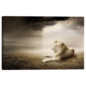 Cadre Imprimé Sur Toile Lion - Imagen 1 de 1