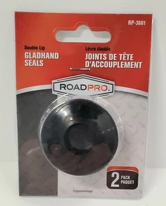 RoadPro RP-3601 Double Lip Gladhand Seals - Black 2-Pack - Bild 1 von 2