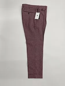 PT TORINO WUNDERSCHÖNES KLEID aus Baumwolle/Leinen Lachs kariert Größe 34 - Bild 1 von 6