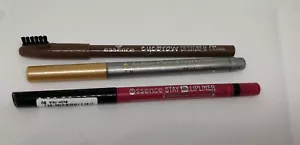 Lot of 3 Essence Stay Waterproof Lip Liner &Jordana Eyeliner & essence eyebrow - Picture 1 of 20