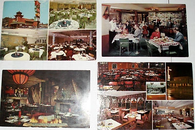 4 Vintage CHICAGO, IL RESTAURANT Cards-PENNY'S/CHIAM/SWISS CHALET/FIREPLACE INN - Image 1 of 2