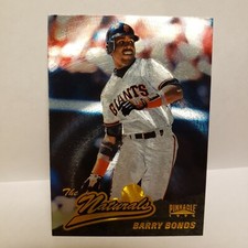 1996 Pinnacle Barry Bonds The Naturals Starburst #75