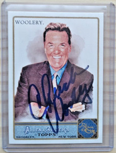 CHUCK WOOLERY 2011 TOPPS ALLEN & GINTER HARD SIGNED AUTO - GAME SHOW HOST