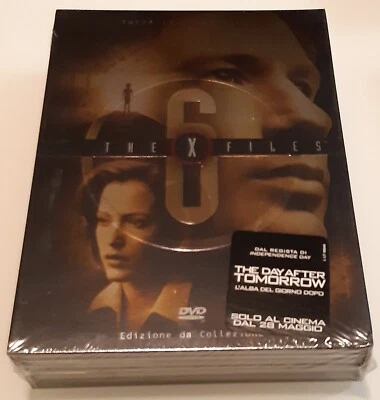 DVD X FILES BOX DIGIPACK -STAGIONE 6- NUOVO SIGILLATO - Immagine 1 di 2
