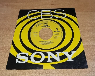 NEIL DIAMOND If there were no dreams 7" SPAIN PROMO SINGLE VINYL VERY RARE 1991 - Image 1 of 3