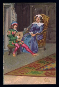 alte Postkarte-Post Card-DONNINE-WOMAN-LADY-DEKO' LIBERTY KOSTÜME MODE 5 - Bild 1 von 2