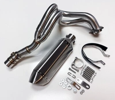 For Kawasaki Ninja 650 Z650 2012-2025 Full System Exhaust Tips Header Pipe - Image 1 of 3