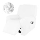 1 Seater Elastic Plain Recliner Cover Adjustable Armchair Cover For Living Room