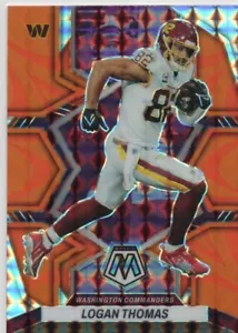 2022 Panini Mosaic - Logan Thomas #224 Reactive Orange Mosaic Prizm - Picture 1 of 2