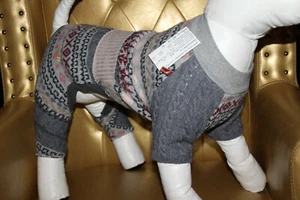 5074 Angeldog Hundekleidung Hundeoverall Hund Anzug 4Füße Jumpsuit RL47_ GR:L - Picture 1 of 2