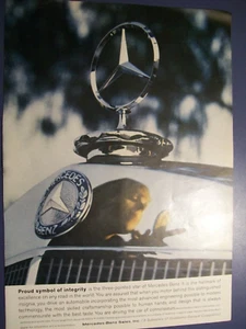 1959 Mercedes Mittelgröße Magazin Farbe Autoanzeige - ""Stolzes Symbol der Integrität" - Bild 1 von 1