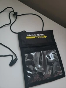 Skechers unisex black& yellow phone holder crossbody bag cell phone case pouch - Picture 1 of 3