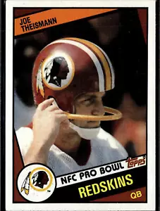 Joe Theismann Topps #390 1984 - Imagen 1 de 2