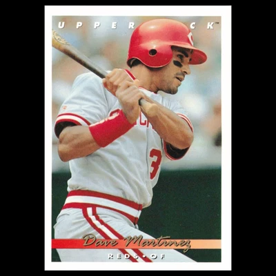 Dave Martinez #400 1993 Upper Deck Cincinnati Reds Baseball Card MLB NM - Image 1 of 3