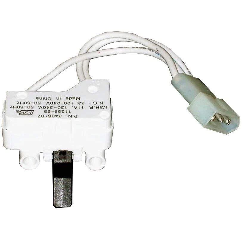 Whirlpool WP3406107 Genuino OEM Interruptor Tapa Puerta Se adapta a: 3406107 Foto 1 de 1