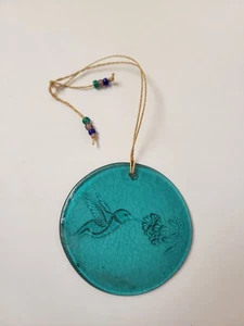 Vintage Glass Hummingbird Suncatcher Blenko? - Picture 1 of 5
