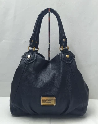 Marc By Marc Jacobs Black Pebbled Leather Double Handles Shoulder Bag - Image 1 of 4