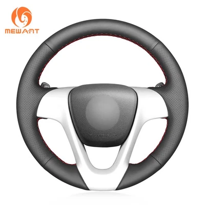 steering wheel cover genuine Leather for Smart Fortwo 2009-2013 Smart fortwo 451 - Image 1 of 4