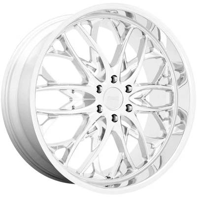 Dub S262 OG 24x10 6x5.5" +25mm Chrome Wheel Rim 24" Inch Foto 1 de 4