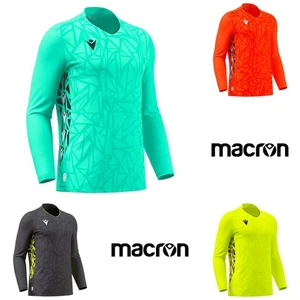 SHIRT FOOTBALL SOCCER GOALKEEPER CORVUS ECO - MACRON - Size 3XS - 3XL - Picture 1 of 13